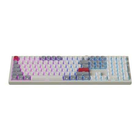 Keychron - Q6 Max QMK/VIA Wireless Custom Mechanical Keyboard OSA Gateron Red Jupiter Switches - ...