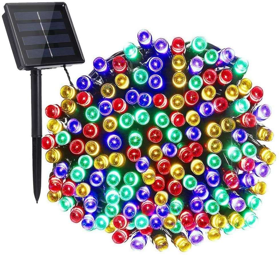 1 Pack String Lights Fairy Lights Solar 10m-100 LED Bulbs Christmas Lights