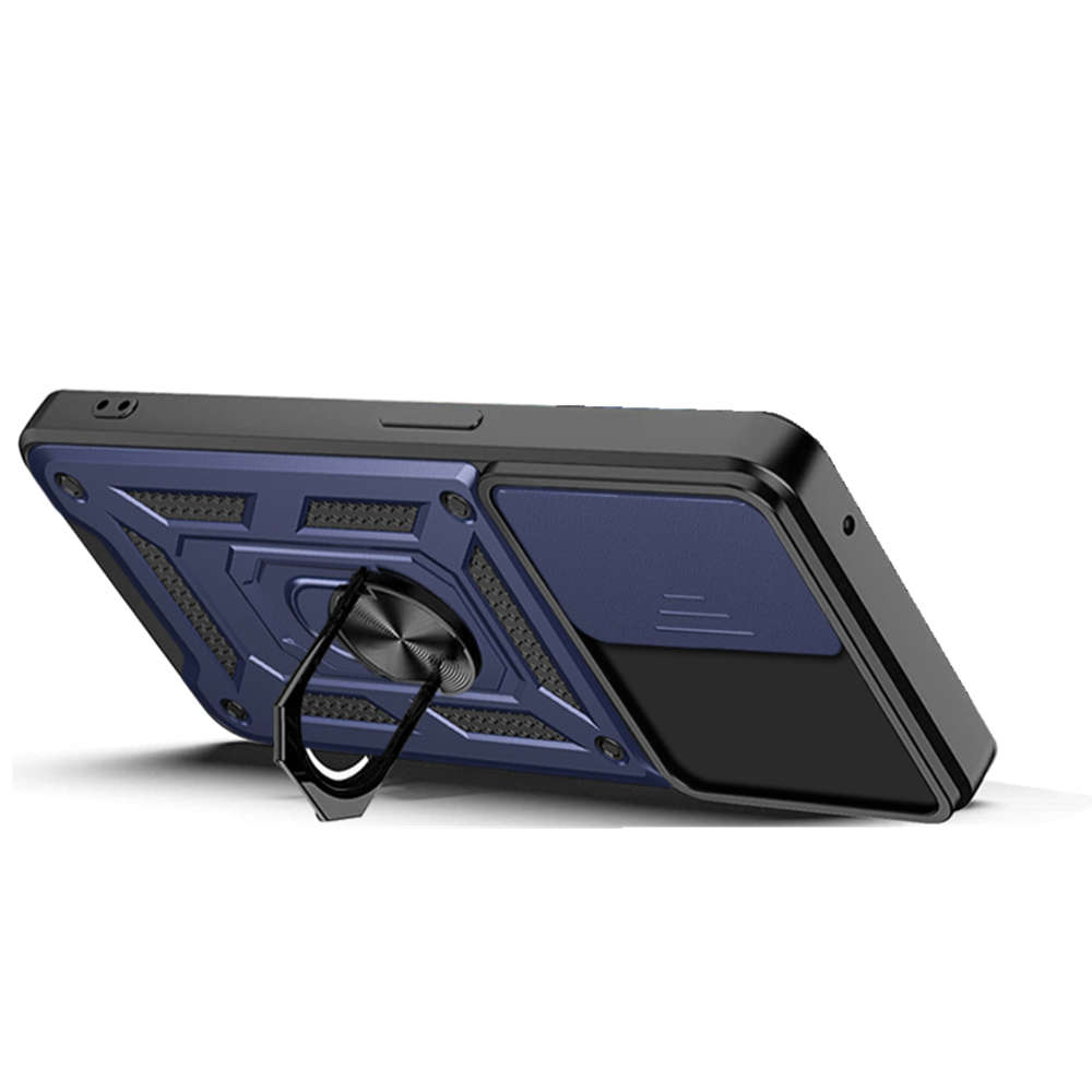 Shockproof Cover With Sliding Camera Protection For Redmi Note 12 Pro Plus