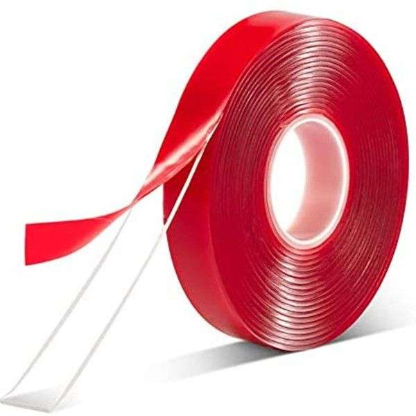 Heavy Duty Transparent Acrylic Double Sided Adhesive Tape - 5m