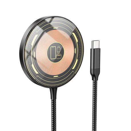 HOCO CW45 Transparent Magnetic Wireless Charger | Qi Fast Charge | See-Through Design