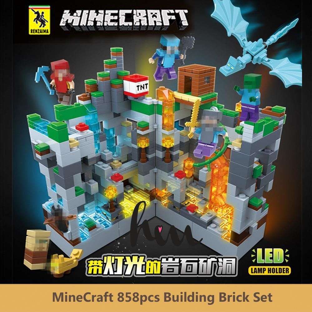 Minecraft Building Blocks 858pc