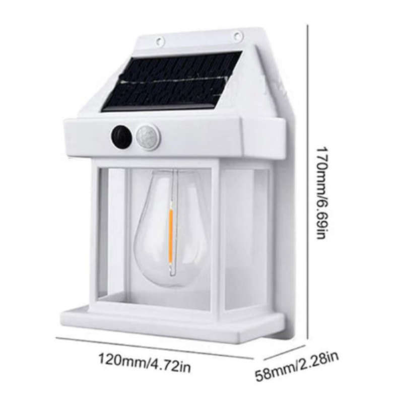 Solar Wall Lantern Outdoor Wireless Dusk To Dawn Motion Sensor Led Lights