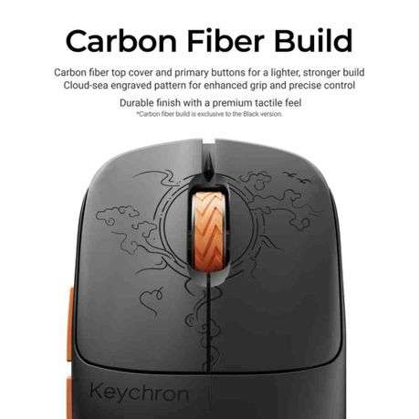 Keychron - G3 Ultra-Light Wireless Gaming Mouse - Black - Keychron - G3 Ultra-Light Wireless Gami...