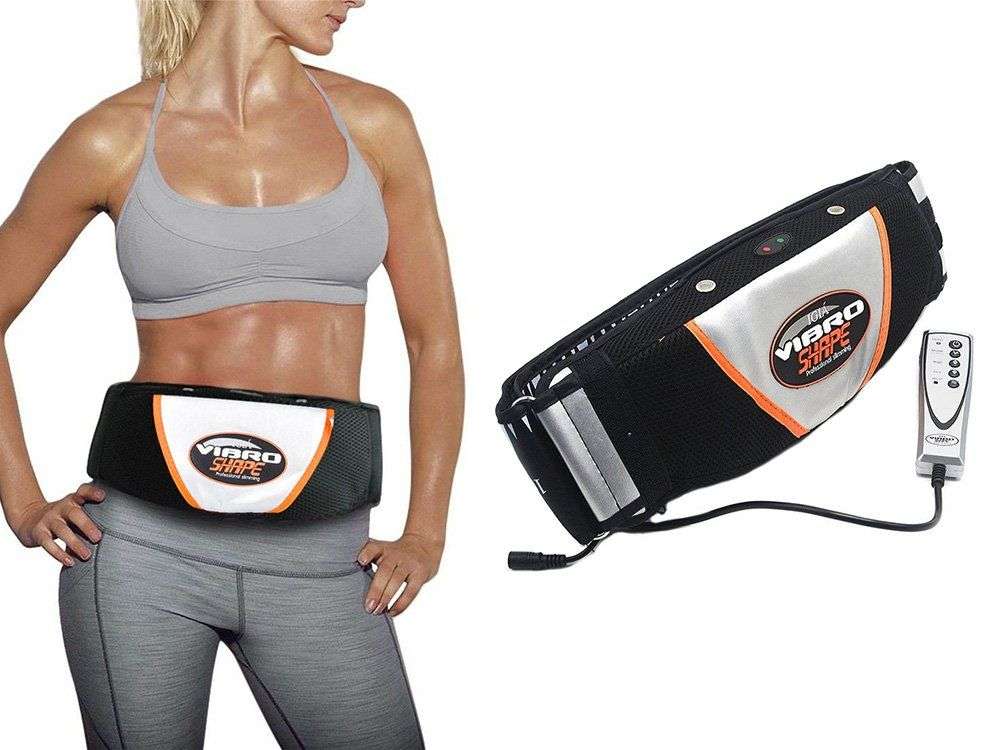 Vibro Vibration Heating Slimming Shape Belt Massager