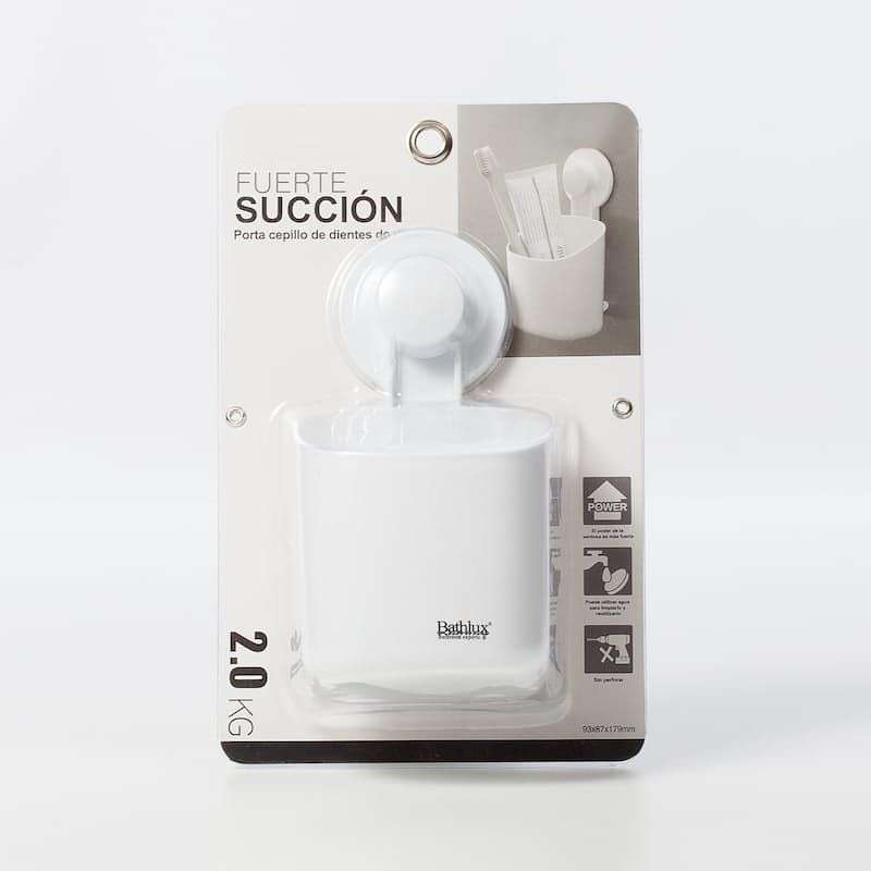 Bathlux Toothbrush / Accessory Holder With Suction Cup 30130