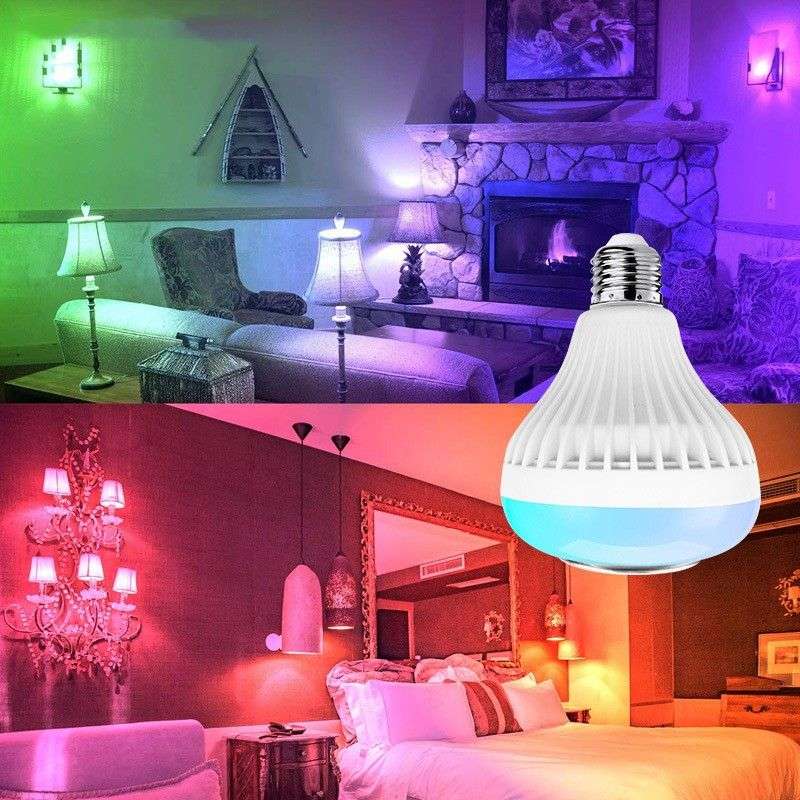 LED RGB Bluetooth Music Bulb With Remote Control