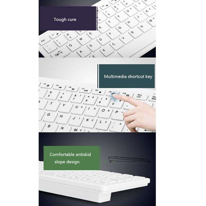 2.4G Ultra Slim Portable Wireless Keyboard & Mouse Combo [BRAND NEW]