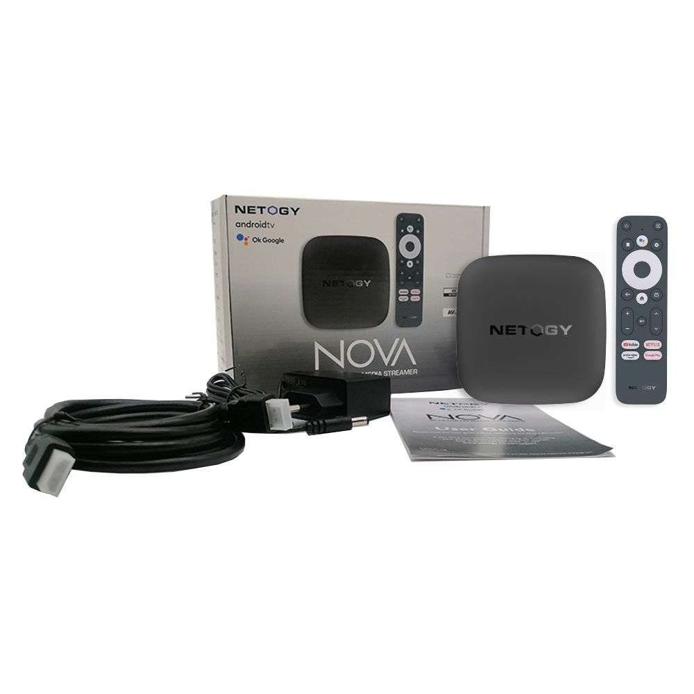 Nova Android TV Box 4K Ultra HD - Google and Netflix Certified