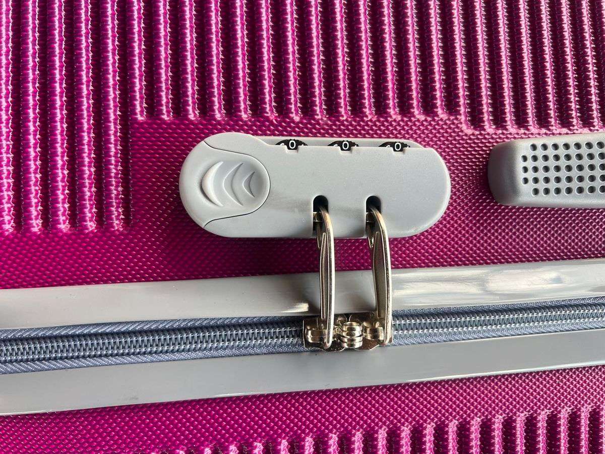 3 Piece Luggage Set-Light Weight Suitcase - Dark Pink