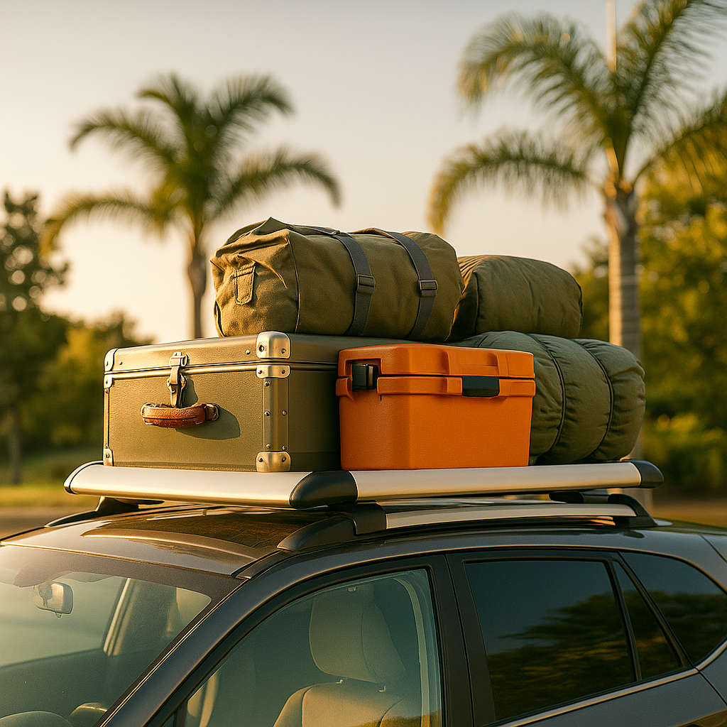 1.6M Roof Cargo Basket - Universal Car Luggage Carrier