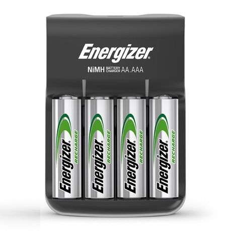 Energizer - Base Charger USB + 4x NiMH AA 1300mAh Batteries - Energizer - Base Charger USB + 4x N...