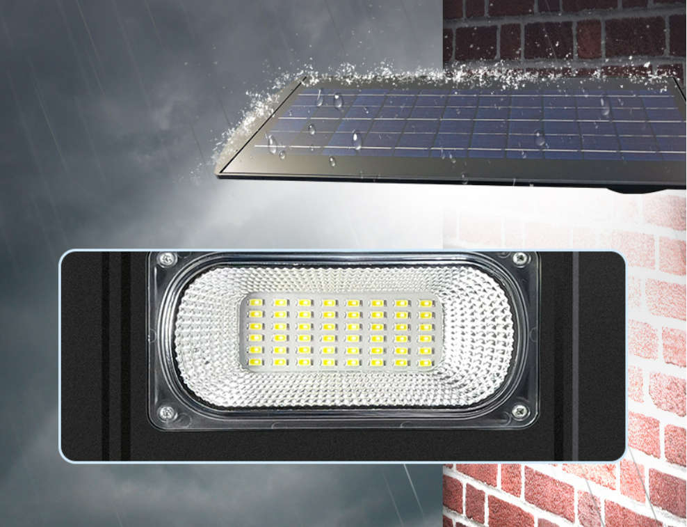Classic Outdoor Solar Street Light with Remote-120W