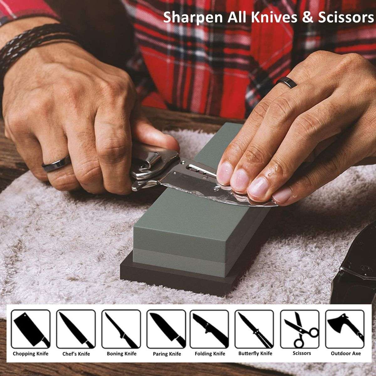 Knife Sharpening Stone Kit