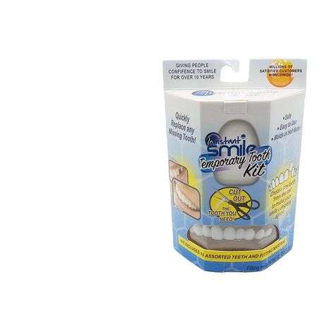 Cut and Use Denture Teeth Repair Kit with Filling Glue