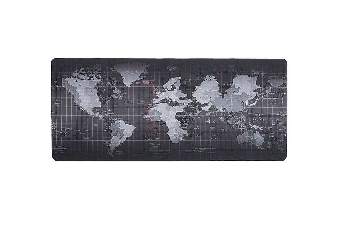 Extended World Map Mouse Pad - Extra Large