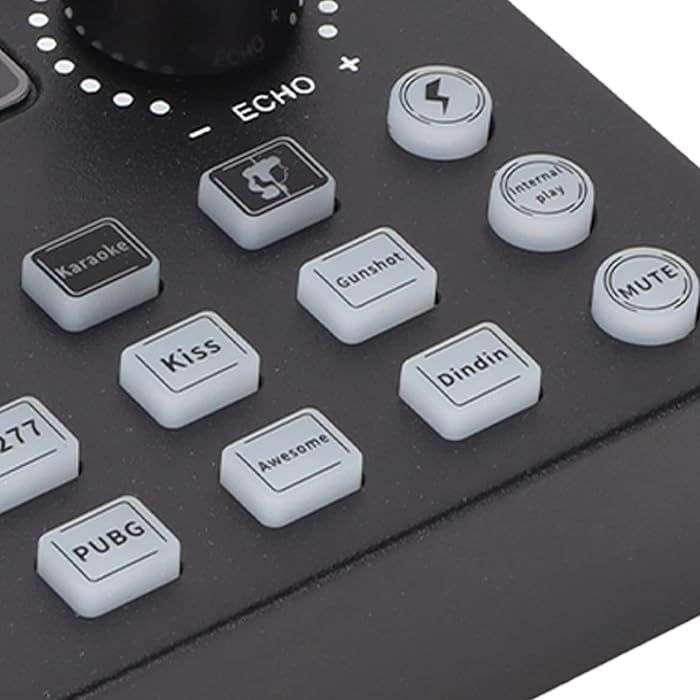 Andowl Q-SK8 Podcast Studio Condenser Microphone With Sound Card Set