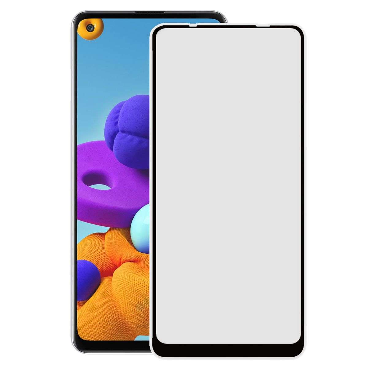 Premium Real 3D FULL CURVED Tempered Glass Film Screen Protector For Samsung A21s