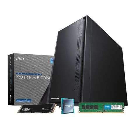 PCBuilder Intel i5-12400 HOME Master Windows 11 Desktop PC - PCBuilder Intel i5-12400 HOME Master...