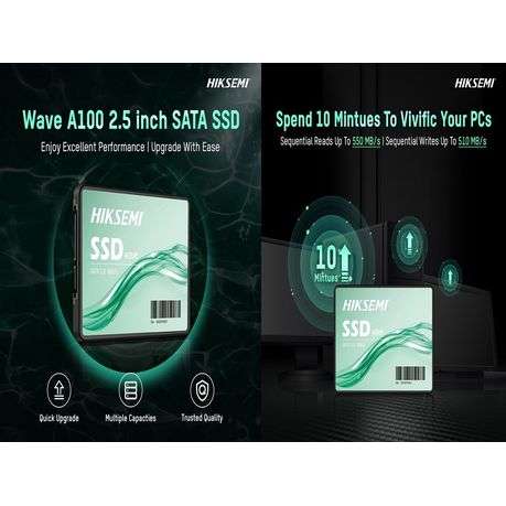 Hiksemi - Wave(S) 2.5 2TB SATAIII Solid State Drive - Hiksemi - Wave(S) 2.5 2TB SATAIII Solid Sta...