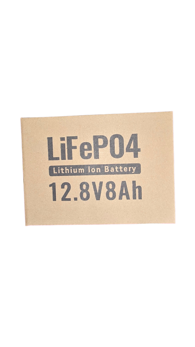 Ingle 12.8V 8Ah LiFePO4 Lithium Solar/UPS/Backup Battery - 2 Pack