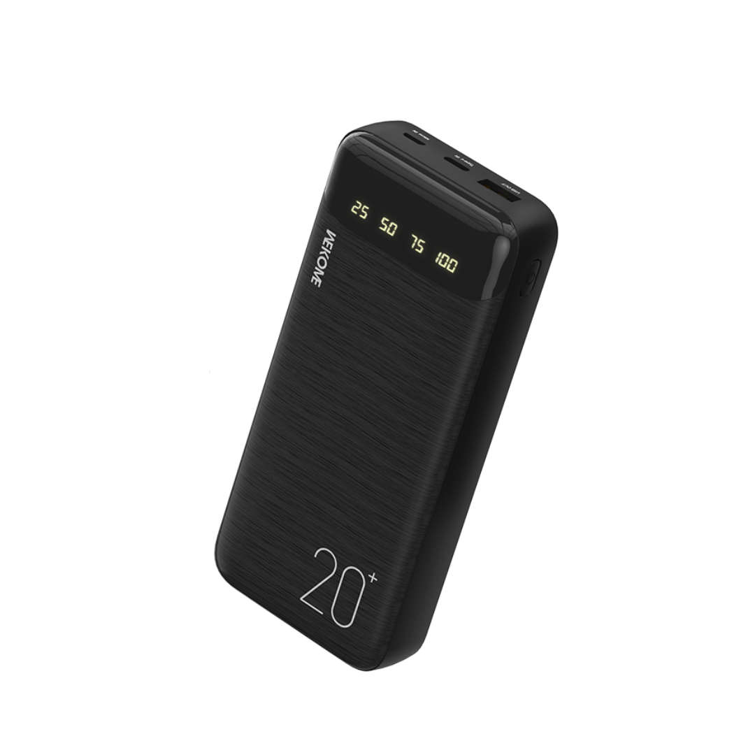 20000mAh Power Bank with Built-in Cables 3 Outputs 2 Inputs