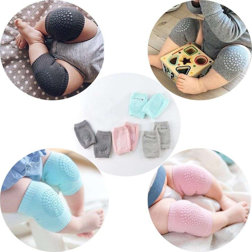 4 Pack Baby Knee Pads Protectors Toddler Crawling Socks Guards