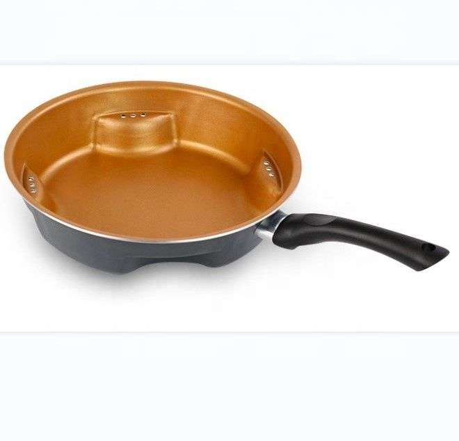 Steel Air Fry Pan With Lid