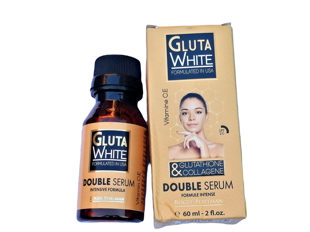 gluta white double serum glutathione &collagen serum 60ml 2floz Face thyme b12 1500 mcg injection Size:Pack of 6