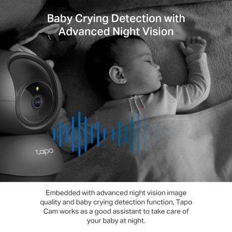 Tp-Link - Tapo C211 Pan/Tilt Home 2K 360 Security Wi-Fi Camera voice control - Tp-Link - Tapo C21...