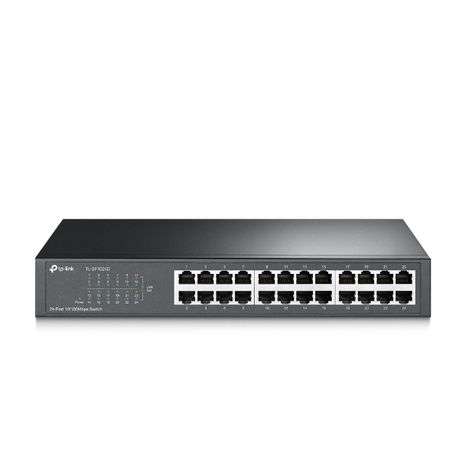 Tp-Link - TL-SF1024D 24-port 10/100Mbps Desktop/Rackmount Switch - Tp-Link - TL-SF1024D 24-port 1...