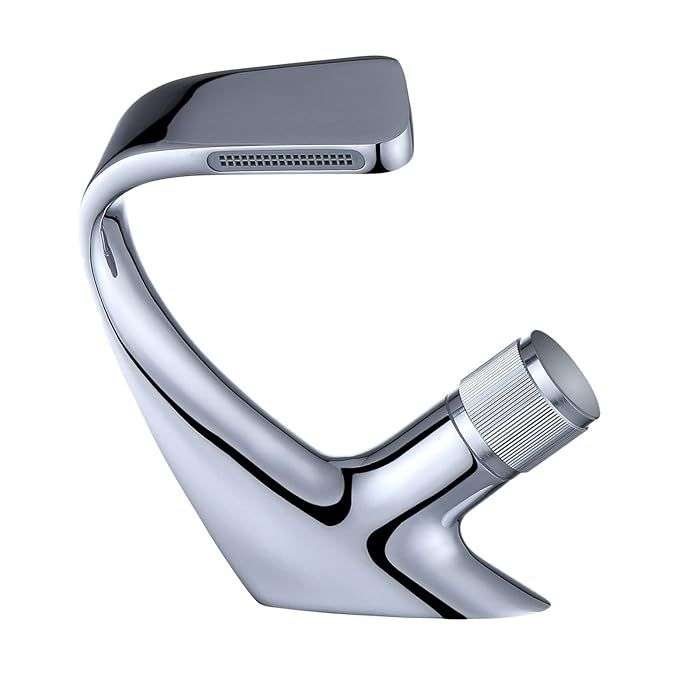 Bathroom wash basin faucet waterfall faucet hot and cold water - Silver