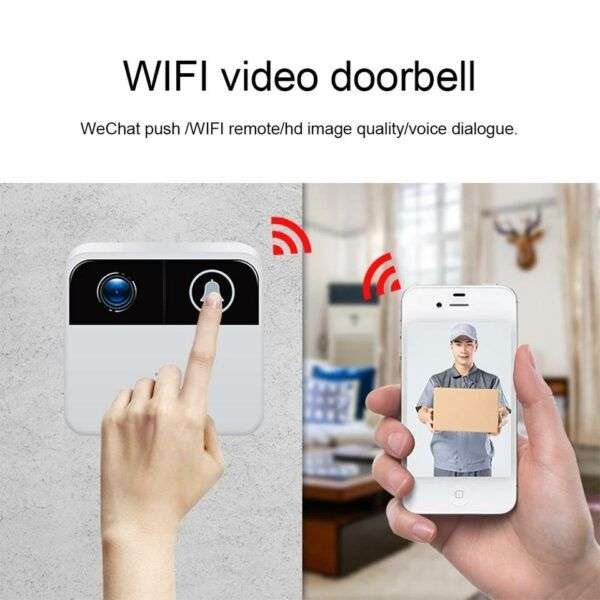Smart WIFI Doorbell Intercom Two-Way Audio Wireless Security Camera