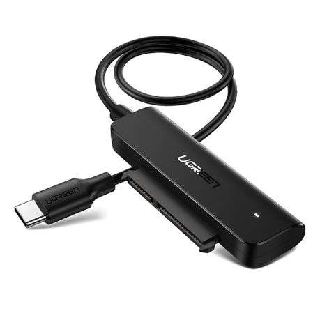 Ugreen - CM321 USB Type-C to 2.5" SATA HDD/SSD Converter Cable 5Gbps-Black - Ugreen - CM321 USB T...
