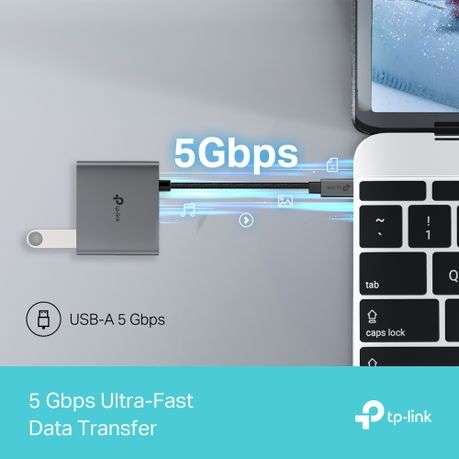 Tp-Link - UH3020C USB Type-C 3-in-1 Hub, 1 x HDMI port, 1x USB-C, 1x USB-A - Tp-Link - UH3020C US...