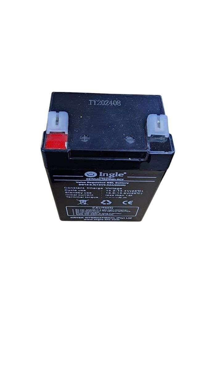 Ingle 12v 2.6Ah GEL Rechargeable Battery
