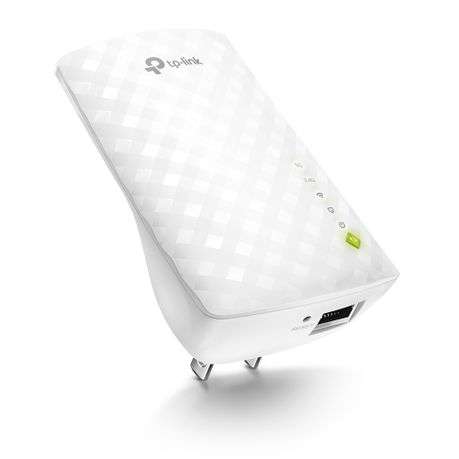 Tp-Link - RE220 Dual-Band Wireless Mini Wall- Mounted Wi-Fi Range Extender - Tp-Link - RE220 Dual...