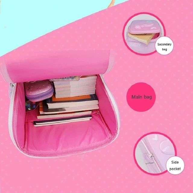 Primary School Student 3D Hard Shell Backpack