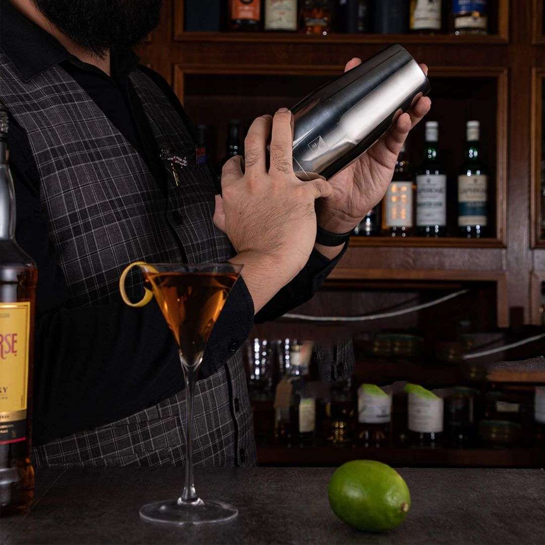 Stainless Steel Cocktail Shaker Bartender Tool Kit 12 Piece Set