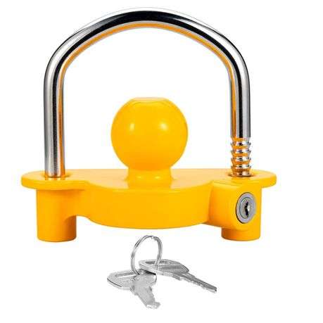 Trailer Coupler Lock with 2 Keys