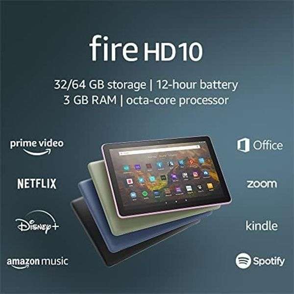 Amazon Fire Tablet HD10 Bundle