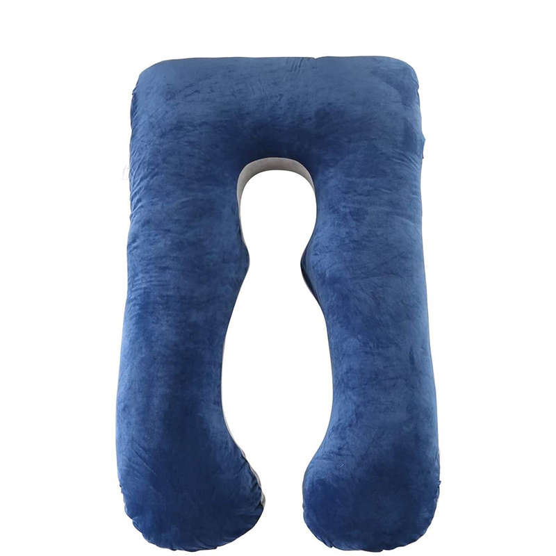 U-Shaped Full Body Pregnancy Pillow -Blue