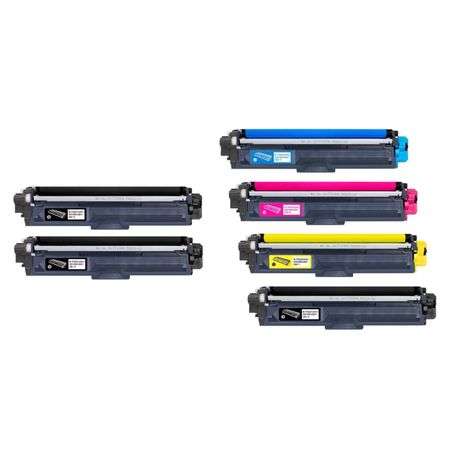 Brother TN261 / TN265 Multipack + 2 x Extra Black Toners - Compatible