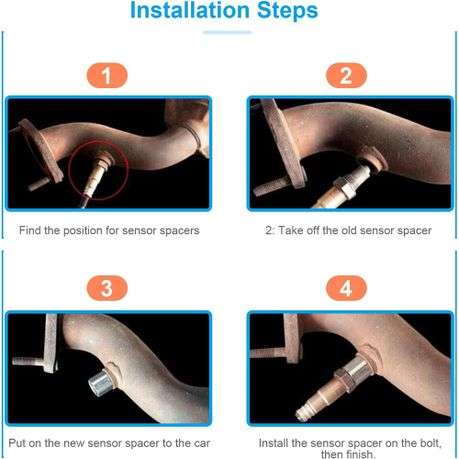 Car Oxygen O2 Sensor Spacer CEL Adapter Bung Eliminator