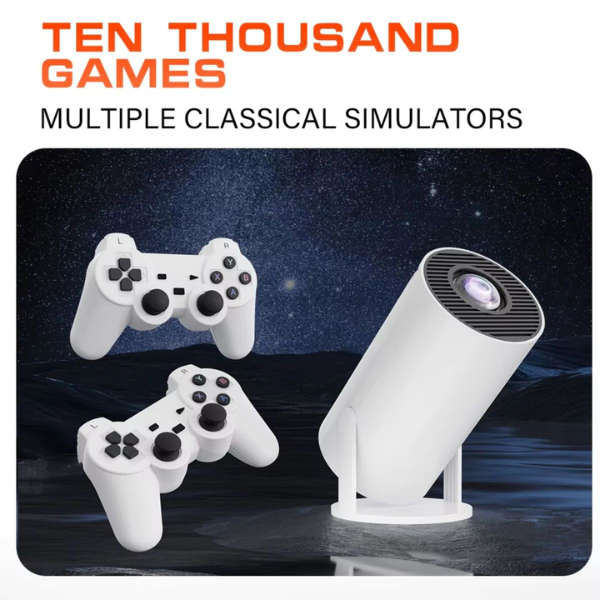 2.4G Wireless Game Projector Fully Wireless -LCD 4k Projector