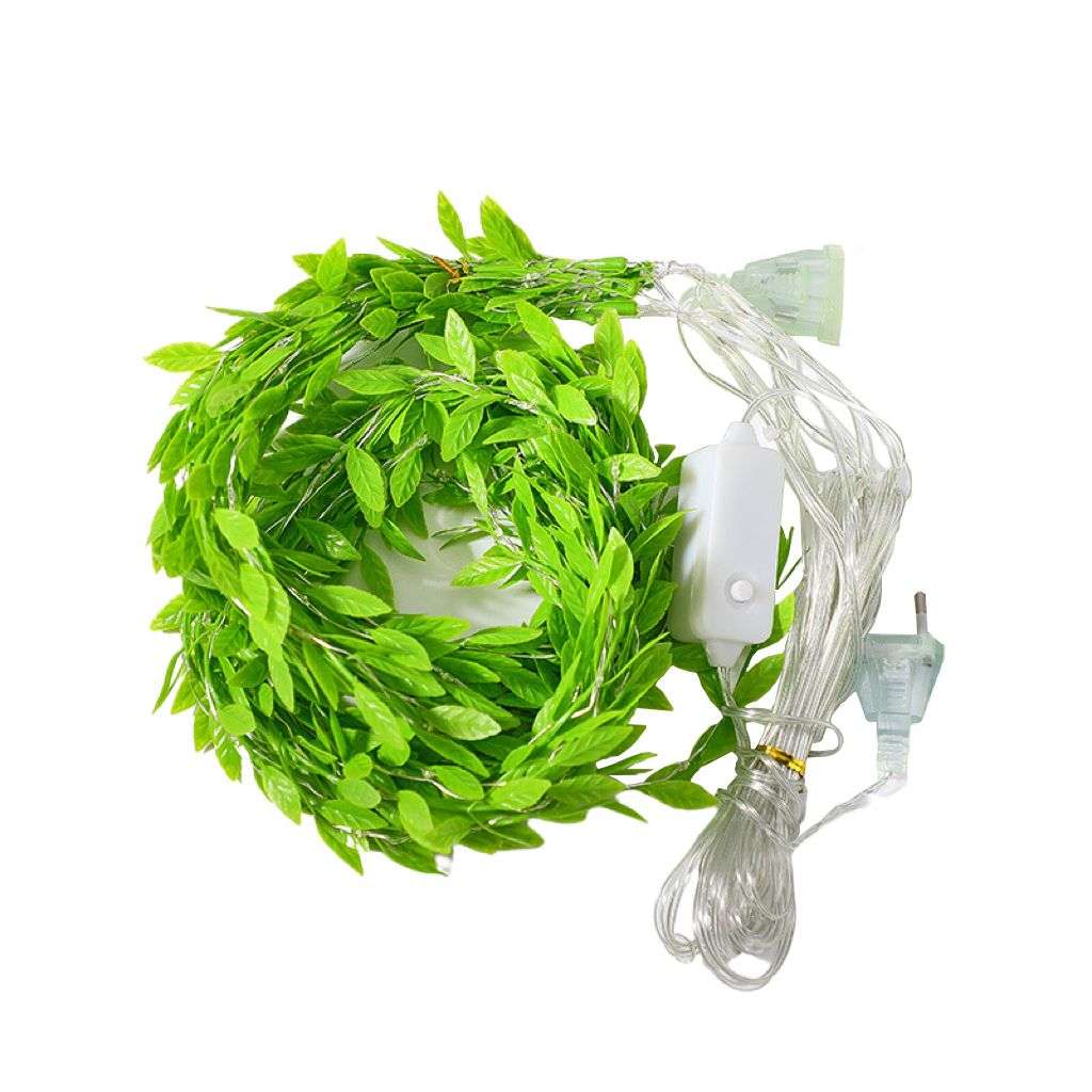 Curtain Strip light with Tree Leaves Shape - White