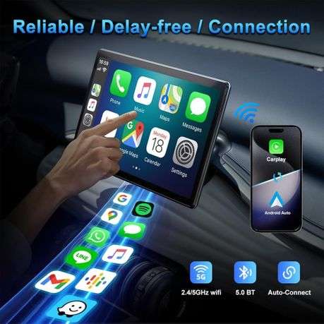 Streamlined CarPlay and Android Auto Wireless Upgrade Adapter