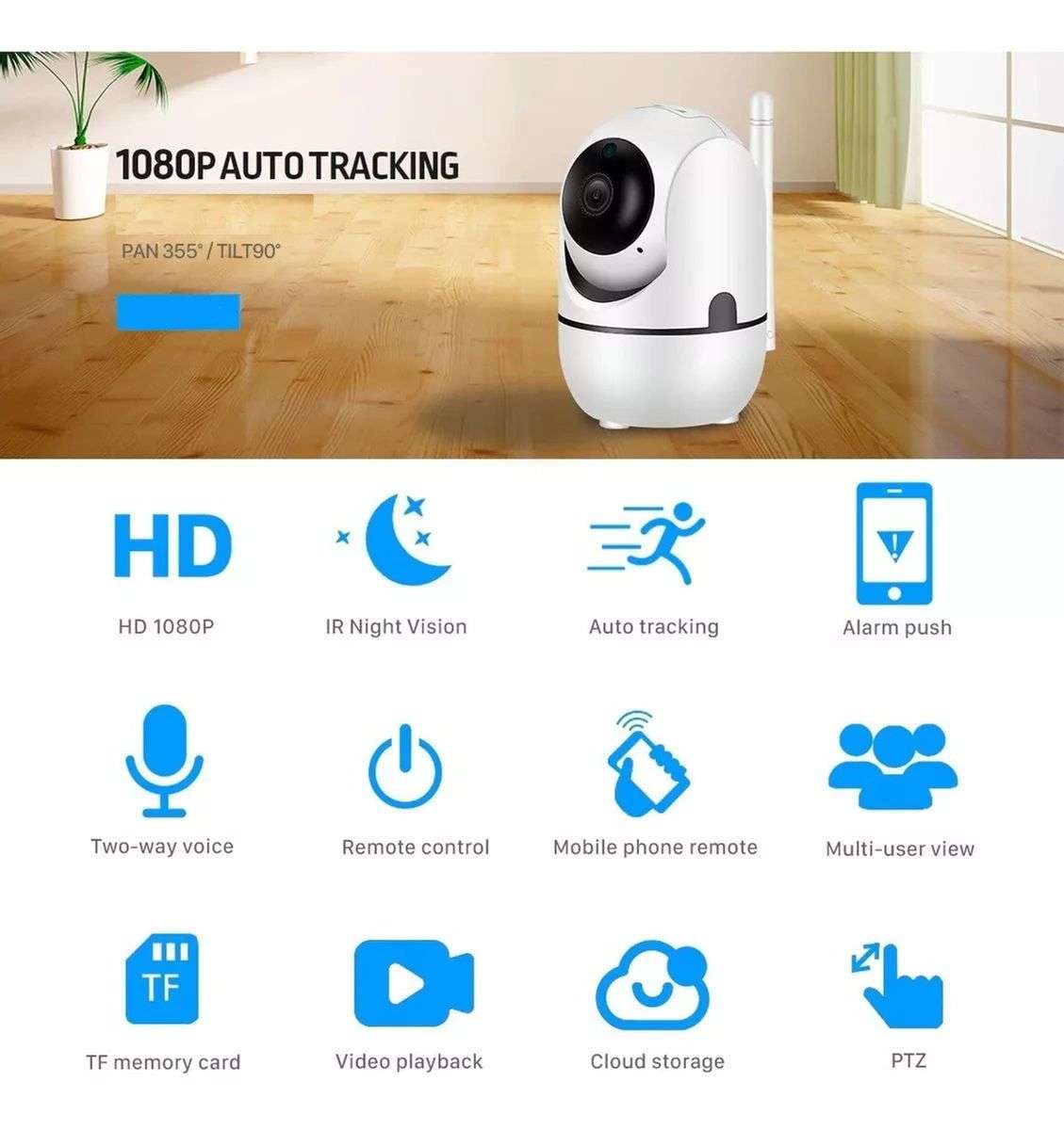 Intelli Minion Nanny Home & Office Wireless Security HD Camera
