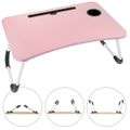 Portable Foldable Laptop Stand Desk - pink