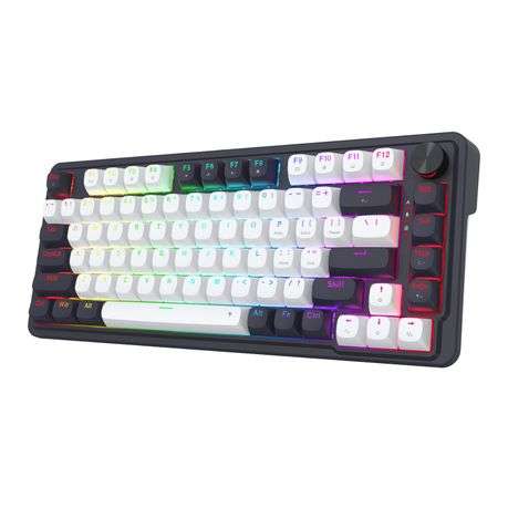 Redragon - K673 Ucal 75% Magnetic Ultramag Switch Wired Keyboard - Black - Redragon - K673 Ucal 7...